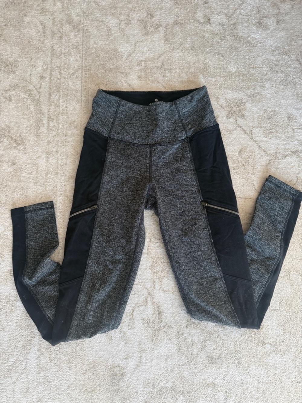 Athleta Active Leggings with Side Zippers